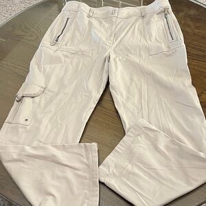 Chico's Light Tan Cargo Pants 2.5
